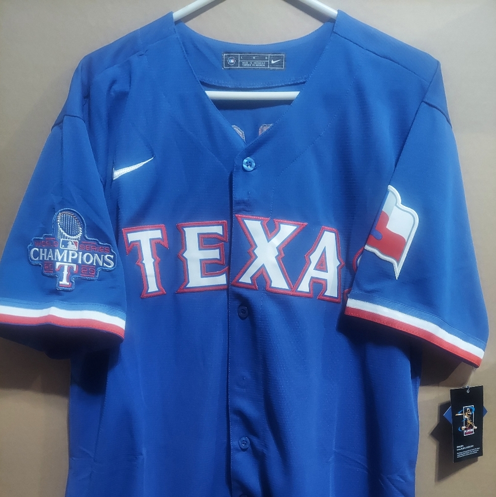 Corey Seager Texas Rangers Royal Blue Stitched Jersey. NWT and Ships Same Day
